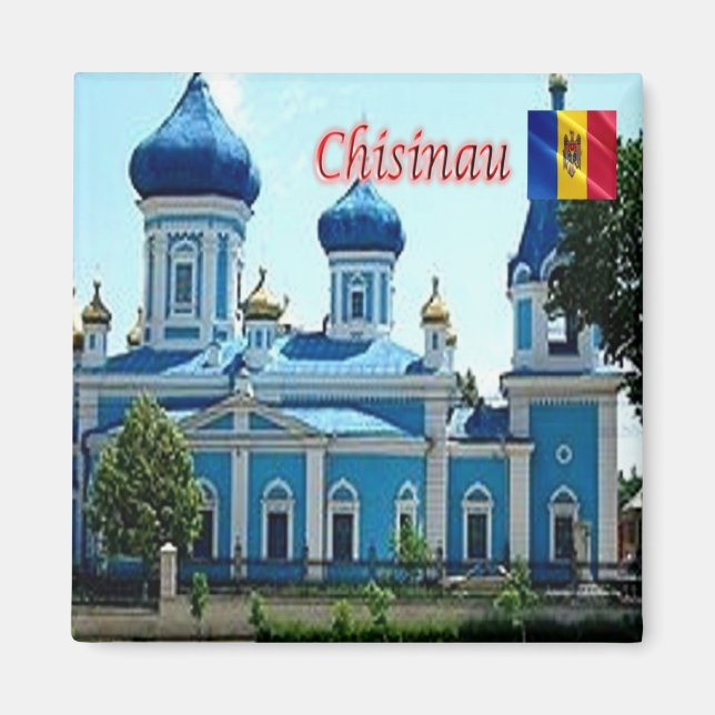 Aimant zMD008 ChISINAU Monastère Ciuflea Moldova, Réfrigé (Devant)
