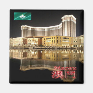 Aimant zMO009 VÉNÉTIEN CASINO, Macao ou Macao, Frigo