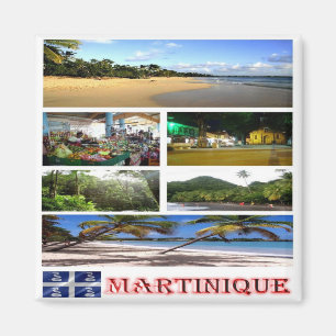 Aimant zMQ003 martinique, Mosaïque, Amérique, Frigo
