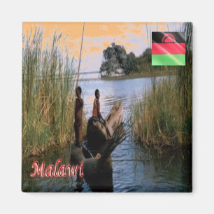 Aimant zMW004 MALAWI, L. Chiuta, Afrique, Réfrigérateur