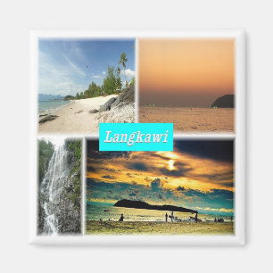 Aimant zMY016 LANGKAWI, Malaisie, Asie, Frigo