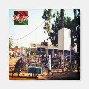 Aimant zNE009 NIGER, Place Djibo Bakary Walraven, Frigo