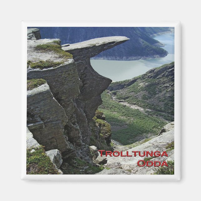 Aimant zNO084 TROLLTUNGA, ODDA, Norvège, réfrigérateur (Devant)