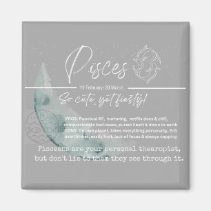 Aimant zodiaque - Poissons