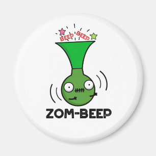 Aimant Zom-beep Drôle Halloween Zombie Honker Pun
