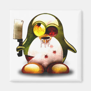 Aimant Zombi Tux (Linux Tux)