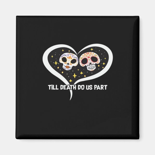 Aimant Zombie dans le cimetière - Jusqu'à ce que la mort  (Devant)