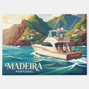 Aimant Zone de pêche en haute mer de Madère Portugal