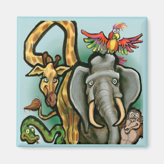 Aimant Zoo Animaux