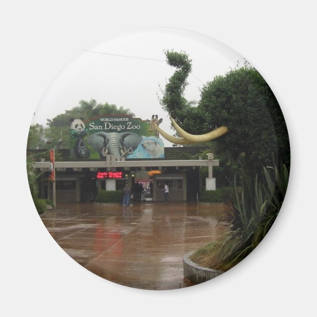 Aimant Zoo de San Diego (Devant)