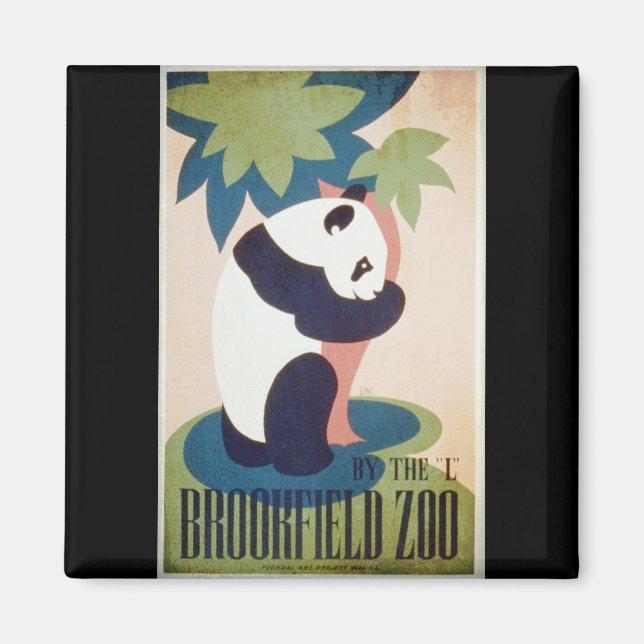 Aimant Zoo-Panda de Brookfield (Devant)