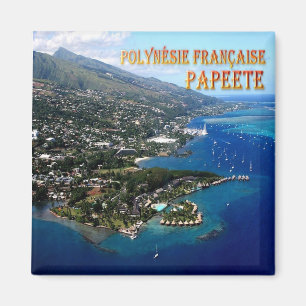 Aimant zPF007 PAPEETE, Polynésie française, Océanie, Frig