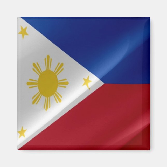 Aimant zPH002 agitant Philippine FLAG Philippines, réfrig (Devant)