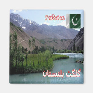 Aimant zPK012 GILGIT-BALTISTAN, Pakistan, Asie, Frigo