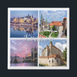 Aimant zPL009 KRAKOW, Pologne, Europe, Fridge<br><div class="desc">Vous y trouverez le souvenir de vos vacances. Cette catégorie contient des aimants frigorifiques de nombreux endroits en Europe. (zPL009 KRAKOW, Pologne, Europe, aimant frigo). Amaze amis et parents avec les souvenirs uniques de votre voyage. Essaie-nous ! #LeoPepeDesign - rivière vistula, couvent de soeurs norbertines, château de wawel de la...</div>