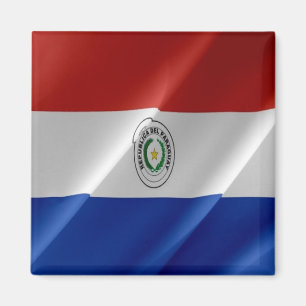 Aimant zPY002 PARAGUAY, Drapeau, Amérique, Réfrigérateur