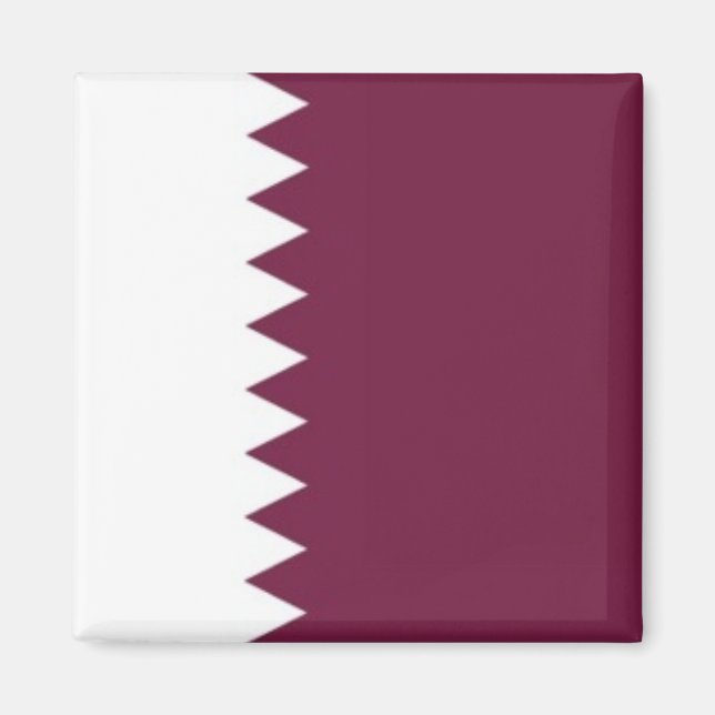 Aimant zQA001 Qatari DRAPEAU Qatar, réfrigérateur (Devant)