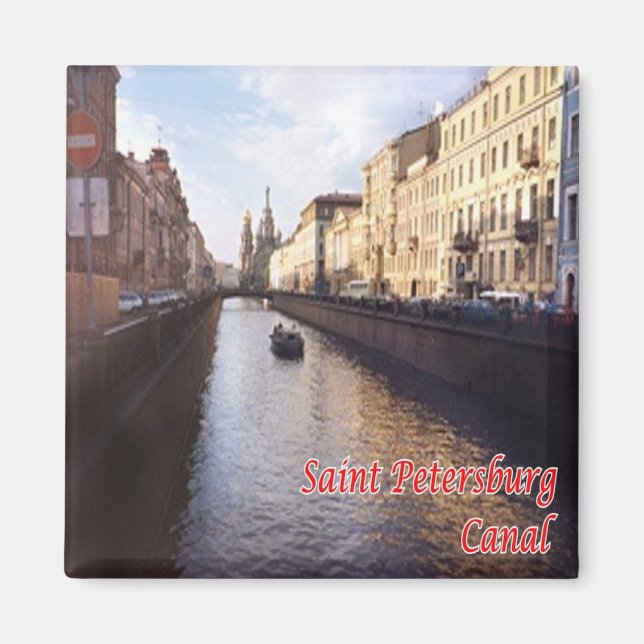 Aimant zRU015 Canal SAINT PETERSBURG, Russie, Fridge (Devant)