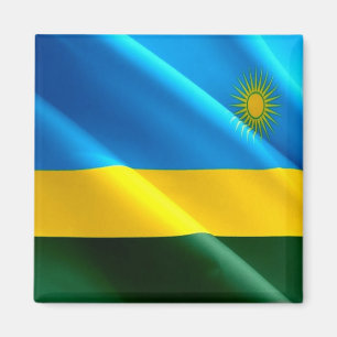 Aimant zRW002 RWANDA, Drapeau, Afrique, Réfrigérateur