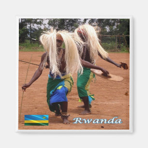 Aimant zRW010 RWANDA, danseuses traditionnelles rwandaise