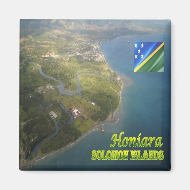 Aimant zSB005 HONIARA, Îles Salomon, Frigo (Devant)
