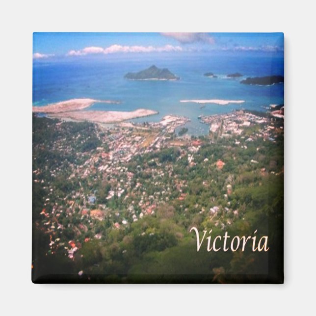 Aimant zSC020 VICTORIA, Seychelles, Afrique, Frigo (Devant)