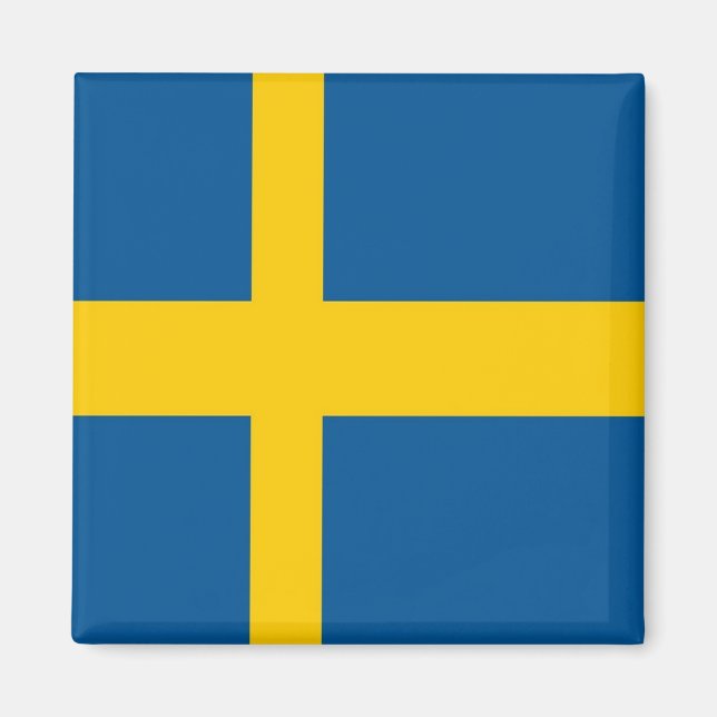 Aimant zSE001 SWEDISH FLAG SWEDEN, Frigo (Devant)