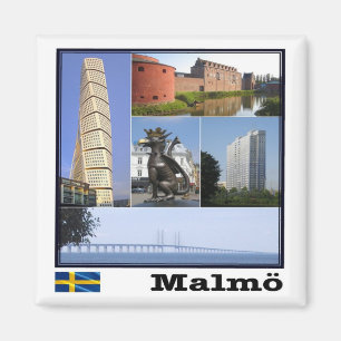 Aimant zSE011 MALMÖ, Suède, Europe, Réfrigérateur