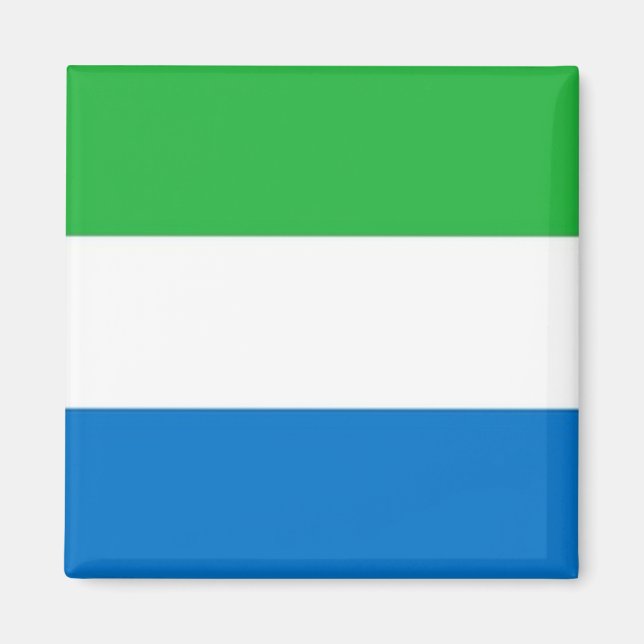 Aimant zSL001 SIERRA LEONE Drapeau, Afrique, Réfrigérateu (Devant)