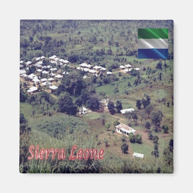 Aimant zSL003 SIERRA LEONE, Bafodia, Afrique de l'Ouest,  (Devant)