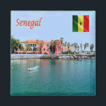Aimant zSN008 SÉNÉGAL, Île de Port de Gorée, Réfrigérateu<br><div class="desc">Vous y trouverez le souvenir de vos vacances. (zSN007 DAKAR,  Sénégal,  Aimant frigo Afrique). Amaze amis et parents avec les souvenirs uniques de votre voyage. Essaie-nous ! #LeoPepeDesign - île portuaire de corée,  afrique sénégal,  leopepedesign,  voyage en photo tourisme,  cadeau gadget frigo aimant.</div>
