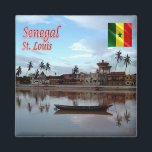 Aimant zSN011 SAINT LOUIS, Sénégal, Afrique, Frigo<br><div class="desc">Vous y trouverez le souvenir de vos vacances. (zSN011 SAINT LOUIS,  Sénégal,  Aimant frigo Afrique). Amaze amis et parents avec les souvenirs uniques de votre voyage. Essaie-nous ! #LeoPepeDesign - saint-louis,  afrique sénégal,  leopepedesign,  voyage en photo tourisme,  cadeau gadget frigo aimant.</div>