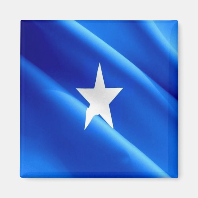 Aimant zSO002 SOMALIE, Drapeau, Afrique, Réfrigérateur (Devant)
