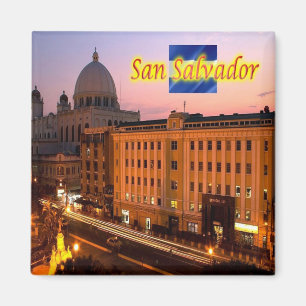 Aimant zSV006 SAN SALVADOR, centre historique, réfrigérat
