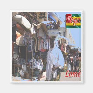 Aimant zTG004 LOME' Togo, Africa, Fridge