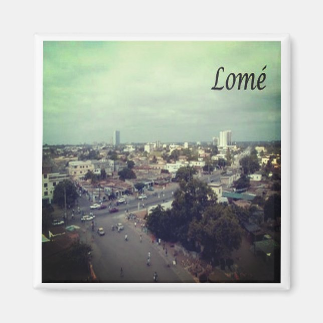 Aimant zTG005 LOME' Togo, Afrique, Réfrigérateur (Devant)