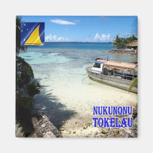 Aimant zTK005 NUKUNONU, île des Tokélaou, Océanie, Fridge