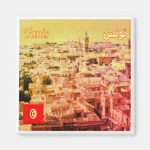 Aimant zTN013 TUNIS, Tunisie, Afrique, Fridge