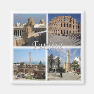 Aimant zTN018 TUNISIA, Mosaic, Africa, Fridge