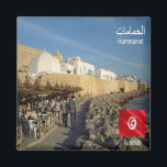 Aimant zTN019 HAMMAMET EL-♥ AMMAMAT, Tunisie, Réfrigérate<br><div class="desc">Vous y trouverez le souvenir de vos vacances. Cette catégorie contient des aimants frigorifiques de nombreux endroits en Tunisie. (zTN019 HAMMAMET EL-♥ AMMAMAMAT, Tunisie, aimant frigo frigo). Amaze amis et parents avec les souvenirs uniques de votre voyage. Essaie-nous ! #LeoPepeDesign - afrique - tunisie, leopepedesign, voyage photo turisme, cadeau souvenir...</div>