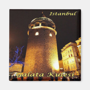 Aimant zTR015 ISTANBUL GALATA TOUR by night, Frigo