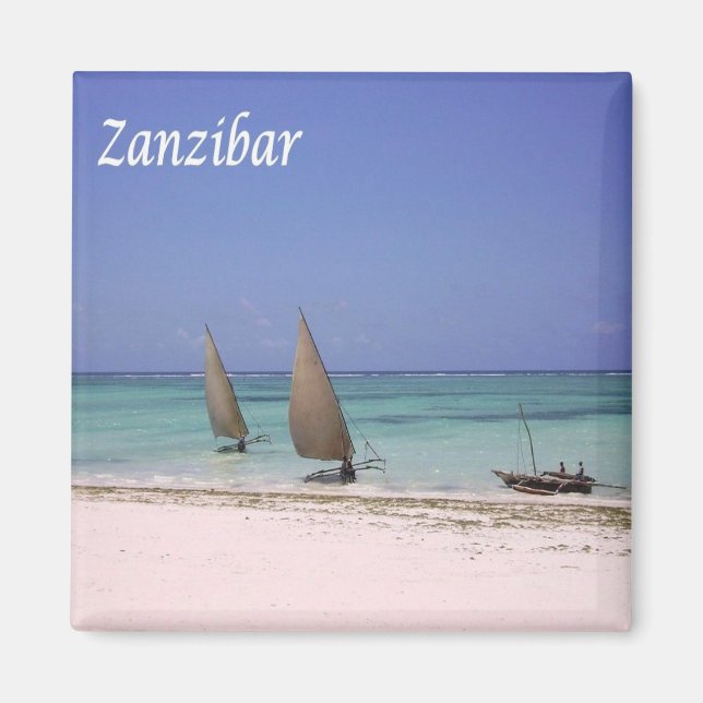 Aimant zTZ015 ZANZIBAR, Tanzanie, Afrique, Fridge (Devant)
