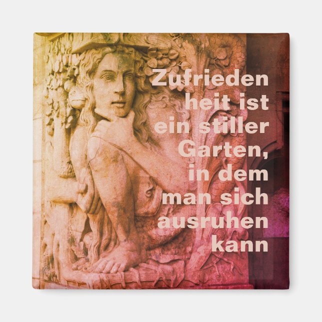 Aimant Zufriedenheit und Glück (Devant)