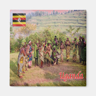 Aimant zUG003 OUGANDA, Batwa, Afrique, Réfrigérateur