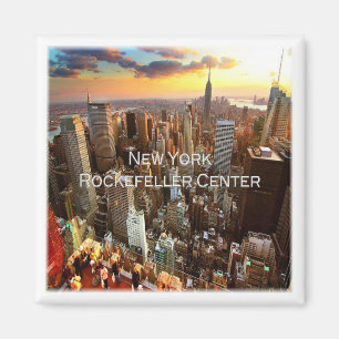 Aimant zUS034 ROCKEFELLER CENTER, New York, réfrigérateur