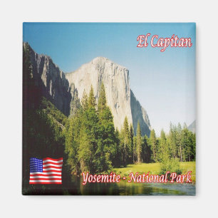 Aimant zUS120 YOSEMITE N.P. El Capitan, Californie, Fridg
