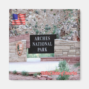 Aimant zUS155 ARCHES National Park, Welcome, Utah, Fridge