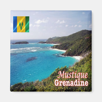 Aimant zVC013 MUSTIQUE, Grenadine, Amérique, Frige