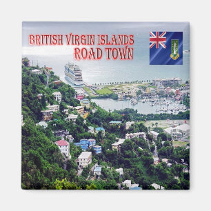 Aimant zVG011 ROAD TOWN, Îles Vierges britanniques, Fridg