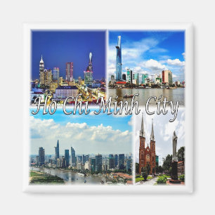 Aimant zVN013 HO CHI MINH City SAIGON, Mosaïque, Réfrigér